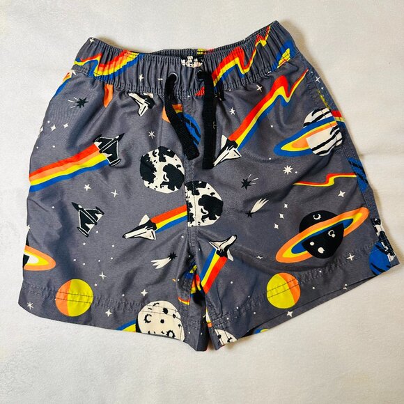 Hanna Andersson | Space Swim Shorts | 100cm/US 4 - Picture 1 of 4